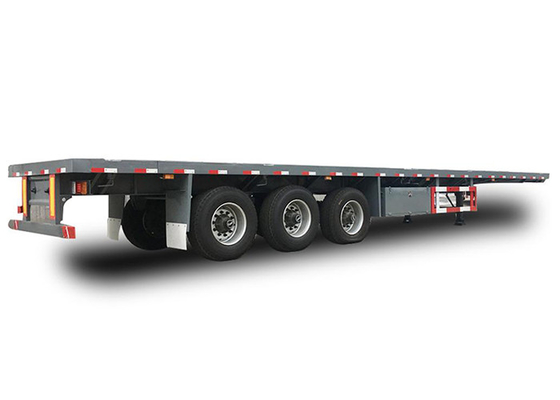 BPW 3 Axle Flatbed Semi Trailer 16000mm 20 Foot  Trailer