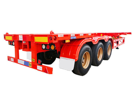 30T-60T Skeleton Container Semi Trailer BPW Cargo Container Chassis