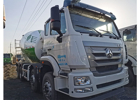 273KW Concrete Mixing Transport Trucks Used HW76 Cement Mixer Vehicle