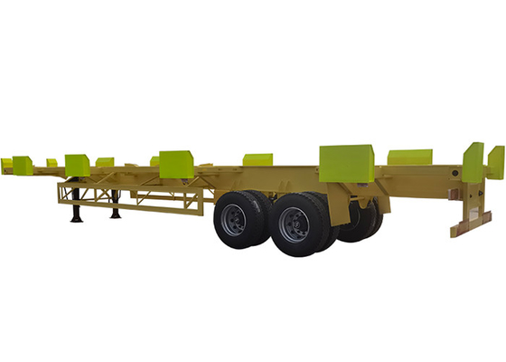 2axle 20FT Skeleton Container Semi Trailer 40FT Slider Container