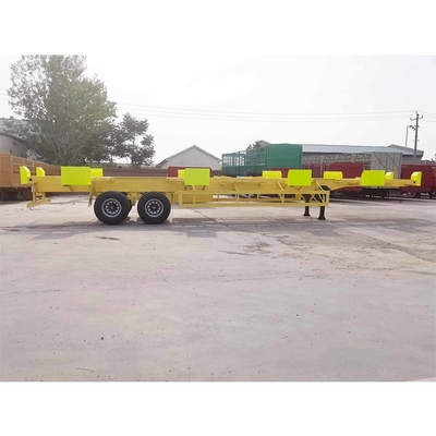 Dock Container Skeleton Semi Trailer 2 Axles 3 Axles 60tons