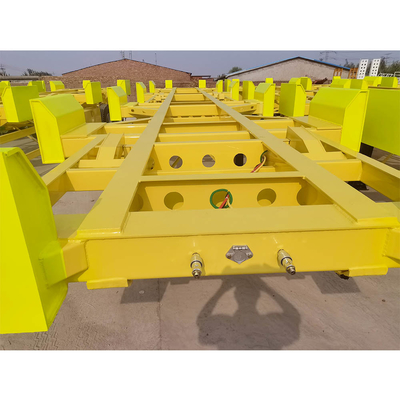 Dock Container Skeleton Semi Trailer 2 Axles 3 Axles 60tons
