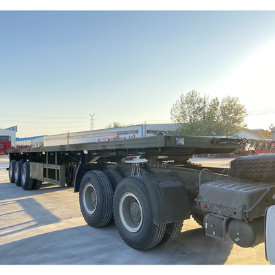 40ft Flatbed Semi Trailer With Container Twist Locks