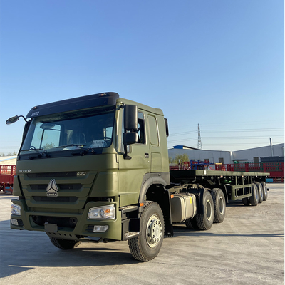 40ft Flatbed Semi Trailer With Container Twist Locks
