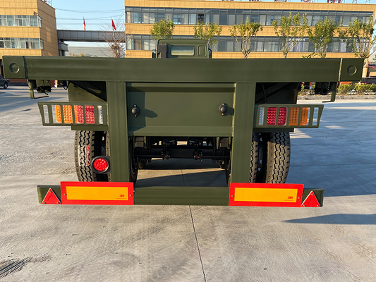 3 Axles Flatbed Transport Truck Semi Trailer 40FT Container