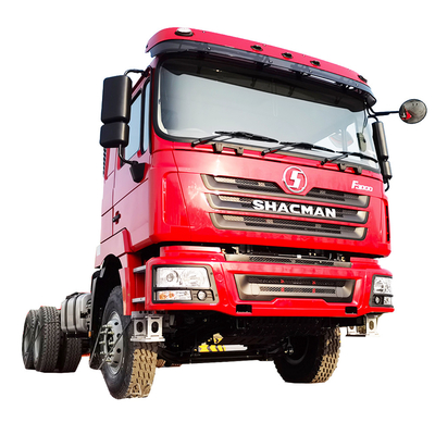 600L Howo Tractor Head 180kw Shacman H3000 Tractor Head Red