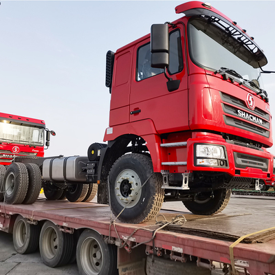 600L Howo Tractor Head 180kw Shacman H3000 Tractor Head Red