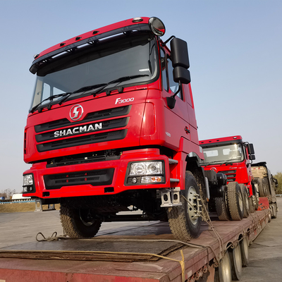 600L Howo Tractor Head 180kw Shacman H3000 Tractor Head Red