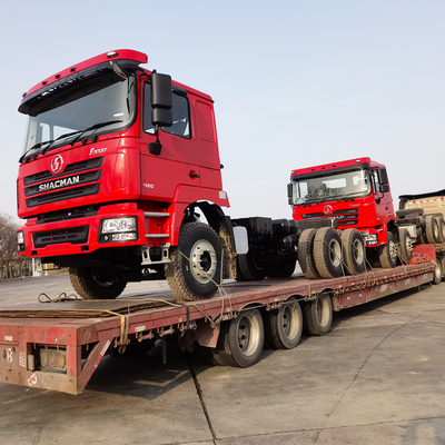 600L Howo Tractor Head 180kw Shacman H3000 Tractor Head Red