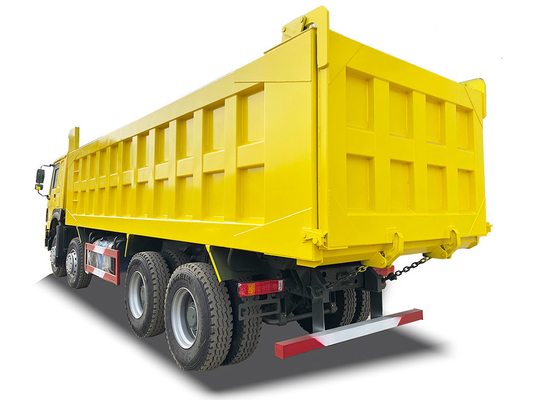 Yellow 371HP Used Dump Trucks 3000kg Heavy Duty Dumper Euro 2