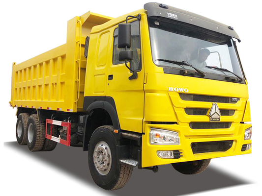 Yellow 371HP Used Dump Trucks 3000kg Heavy Duty Dumper Euro 2