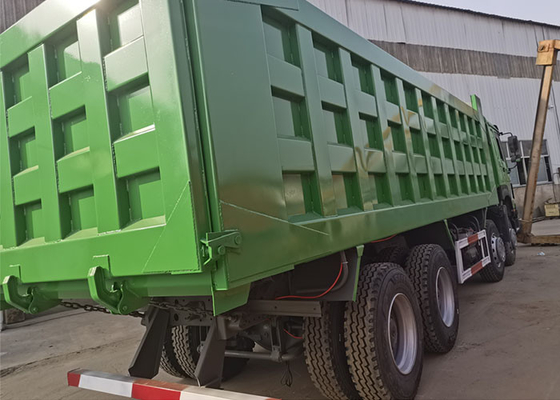 12 Wheels 371Hp Used Dump Trucks 8x4 Second Hand Tipper  20cbm