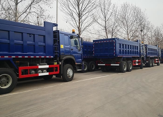 Blue DOT Howo Dump Truck 371 30-40T Dump Tipper  Low Fuel