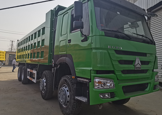 12 Wheels 371Hp Used Dump Trucks 8x4 Second Hand Tipper  20cbm