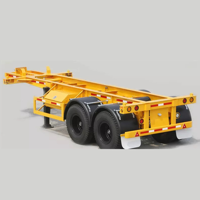 2 Axles Skeletal Container Semi Trailer T700 40ft Container Chassis