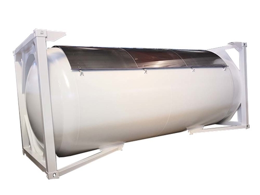 24500L Liquid Oxygen ISO Container CSC 40ft Tank Container  60m3