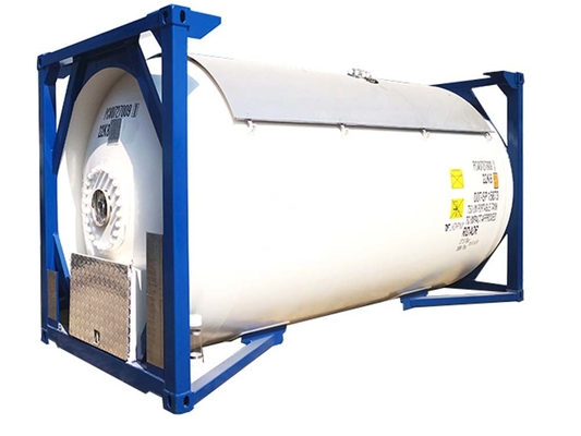 24500L Liquid Oxygen ISO Container CSC 40ft Tank Container  60m3