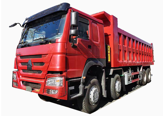 ECE Tipper Dump Truck 25000kg Howo Dump 12 Wheeler Automatic