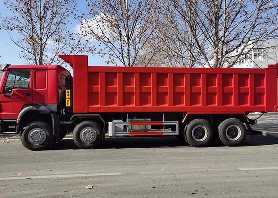 ECE Tipper Dump Truck 25000kg Howo Dump 12 Wheeler Automatic