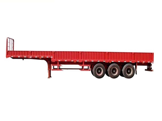 40000kg 40ft Flatbed Trailer 11.00r20 Triple Axle Flatbed