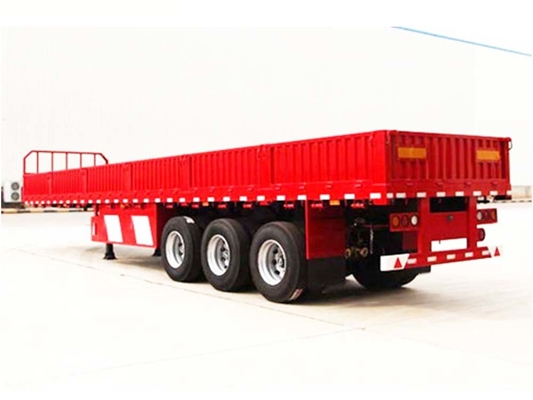 40000kg 40ft Flatbed Trailer 11.00r20 Triple Axle Flatbed