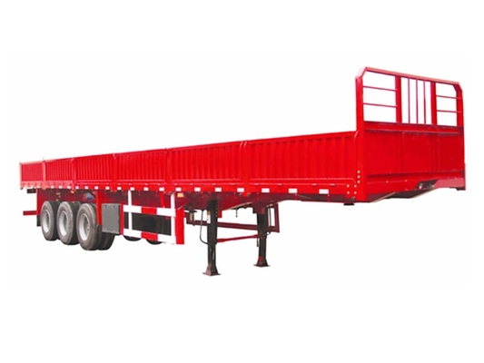 30-80T Flatbed Side Walls FUWA  Trailer With Side Walls