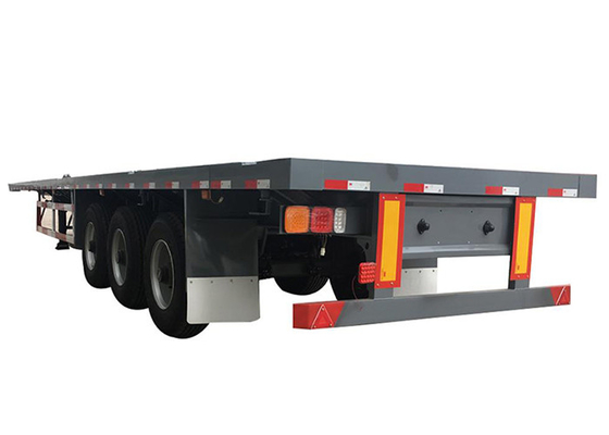 BPW 3 Axle Flatbed Semi Trailer 16000mm 20 Foot  Trailer