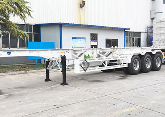 20FT Skeleton Container Semi Trailer 60T Tank Container Chassis CE