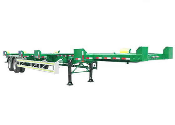 2 Axle Skeleton Container Semi Trailer 6.2T 20 Foot Container Chassis
