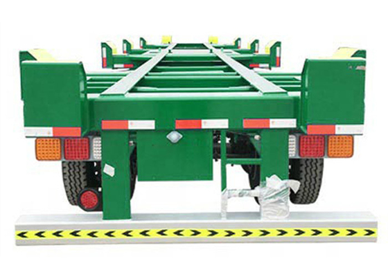 2 Axle Skeleton Container Semi Trailer 6.2T 20 Foot Container Chassis