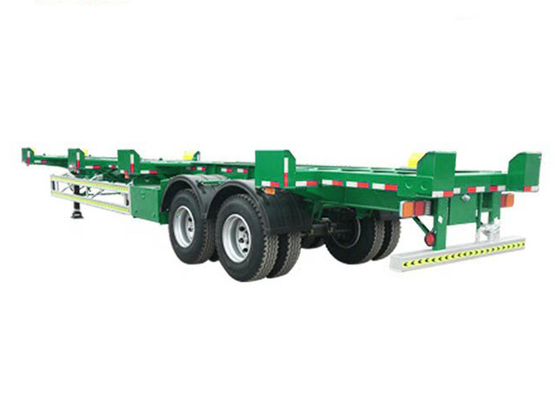 2 Axle Skeleton Container Semi Trailer 6.2T 20 Foot Container Chassis