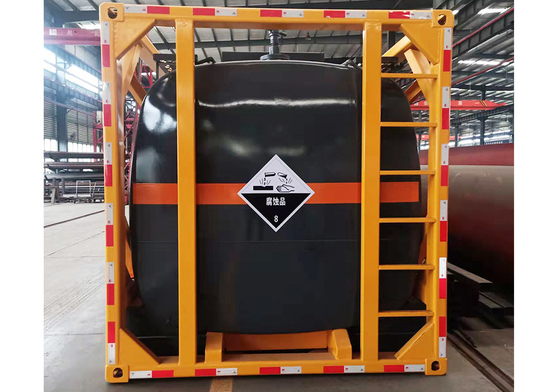 26CBM 20 Foot Tank Container ISO9001 Hydrochloric Acid ISO Tank Transport