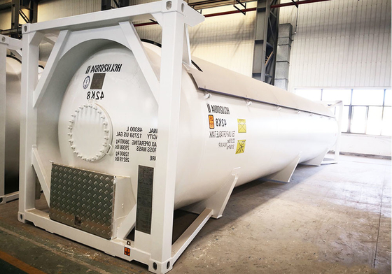 ASME T50 ISO Tank Container 80m3 ISO Tank 40 Ft For Carbon Dioxide