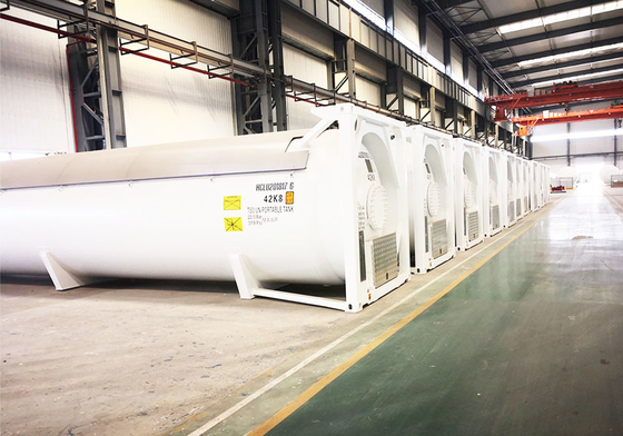 ASME T50 ISO Tank Container 80m3 ISO Tank 40 Ft For Carbon Dioxide