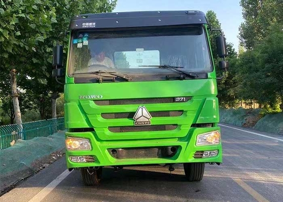 Green 2018 Year Used Howo N7 Tractor 8000kg Diesel Tractor Trailer Head