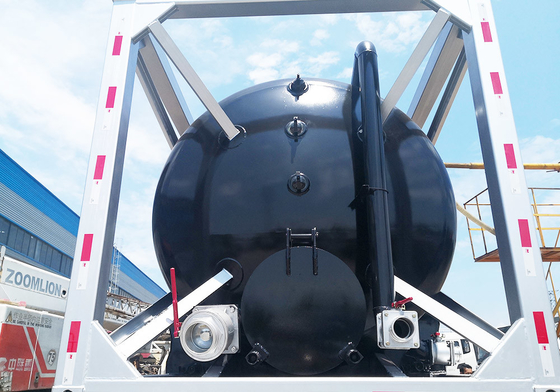 2200rpm 20 Ft ISO Tank Container 36 Cub Carbon Steel Container Vacuum Transport