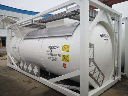 24500L T50 ISO Tank Container 120m3 ISO Oxygen Containers T75