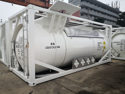 24500L T50 ISO Tank Container 120m3 ISO Oxygen Containers T75