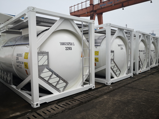 24500L T50 ISO Tank Container 120m3 ISO Oxygen Containers T75