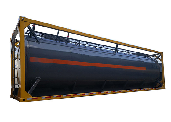 45000 Liters ISO Tank 40 Ft Q235B Hydrochloric Acid Chemical Storage