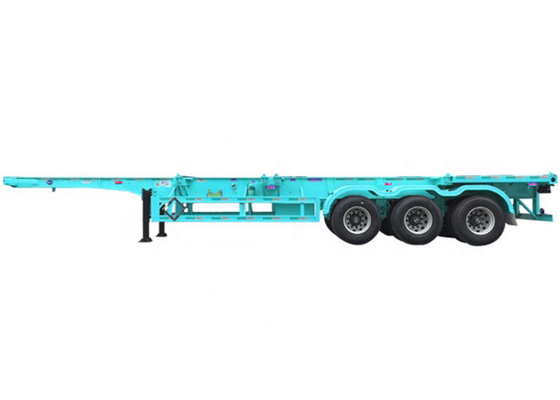 3 Axle Skeleton Container Semi Trailer 40ft Tri Axle Container Chassis