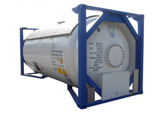 20ft T50 Tank Container LPG Cryogenic ISO Tank For Nitrogen Carbon Dioxide