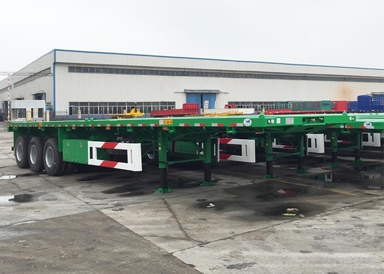 Cargo Transport T700 40 Foot Flatbed Trailer 3 Axle Height 500mm