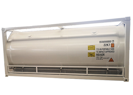 LCO2 Cryogenic Tank Container LC2H4 ISO Tank T75 For Storage Transport