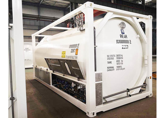 21000L Cryogenic Tank Container Q345R  ISO Tank 40 Feet For Hydrogen