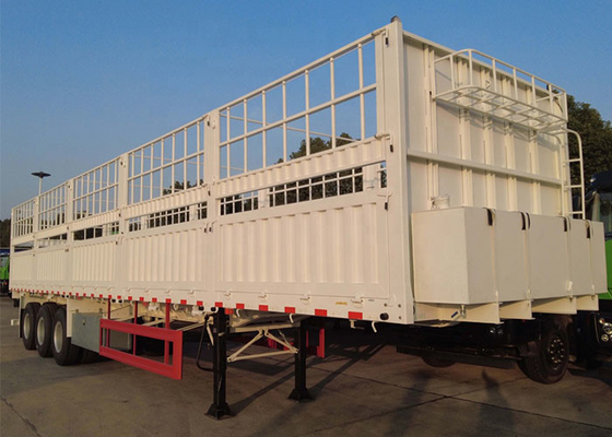 30-80T Cow Transport Trailer 2500mm Semi  Container Fence