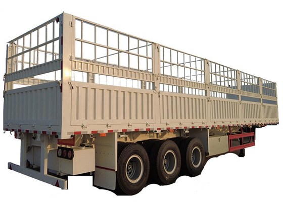 30-80T Cow Transport Trailer 2500mm Semi  Container Fence