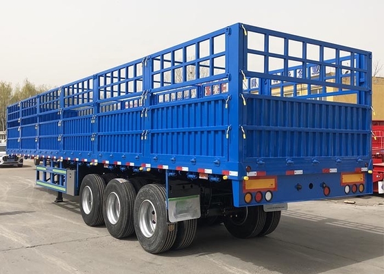 Curb Weight 6.2T Stake Semi Trailer 12R22.5 Fence Cargo Trailer