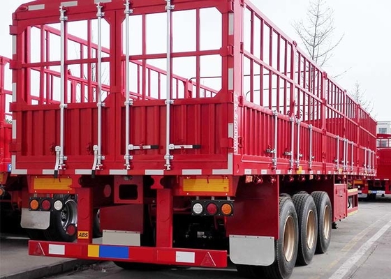 CCC Steel Q345 Stake Semi Trailer 60T Fence  For Livestock