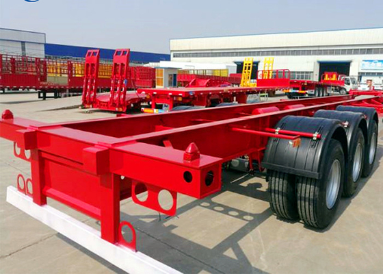 6.2T Skeleton Container Semi Trailer 6m Shipping Container Chassis